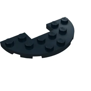 Plate Round Half 3 x 6 with 1 x 2 Cutout