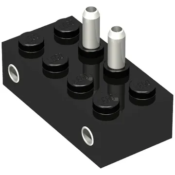 Brick 2 x 4, 4.5V for Train On/Off Switch and Hollow Pins