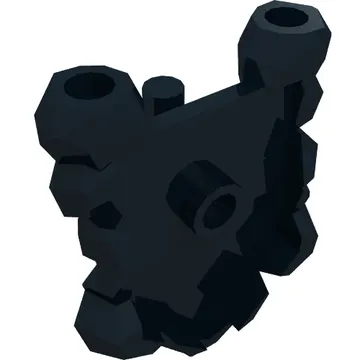 Shield Pentagonal with Rock Edges