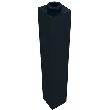 Brick 1 x 1 x 5 with Blocked Open or Hollow Stud