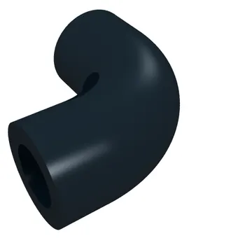 Brick Round 1 x 1 diameter Tube with 90 Degree Elbow (2 x 2 x 1) and Axle Holes (Crossholes) at each end