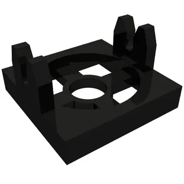 Magnet Holder Tile 2 x 2 - Tall Arms with Deep Notch