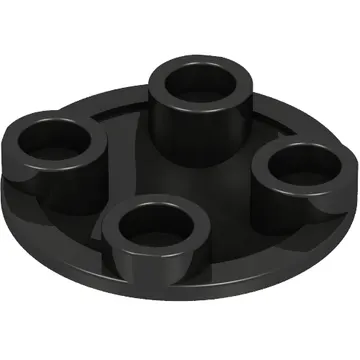 Plate Round 2 x 2 with Rounded Bottom [Boat Stud]