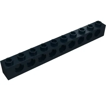 Technic Brick 1 x 10 [9 Pin Holes]