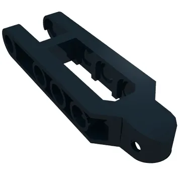 Technic Steering Arm 6.5 x 2 with Towball Socket Squared, Un-Chamfered