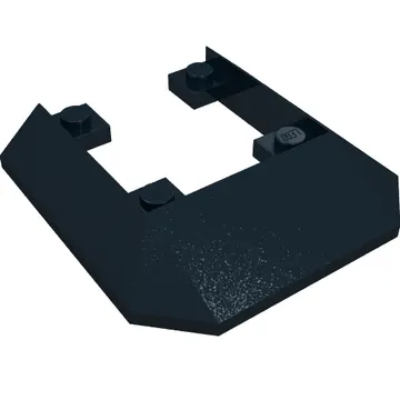 Brick Wedged, Sloped 45° 6 x 6 Double / 33° [Train Roof End]
