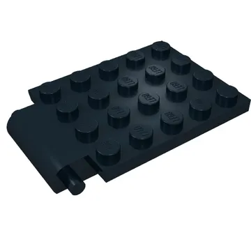 Plate Special 4 x 6 x 2/3 with Trap Door Hinge