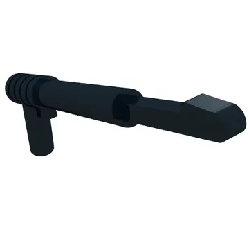 Weapon Spear Gun with Rounded Trigger and Thin Spear Base