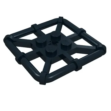 Plate Special 2 x 2 with Bar Frame Square