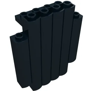 Panel 2 x 6 x 6 Log Wall [Palisade]
