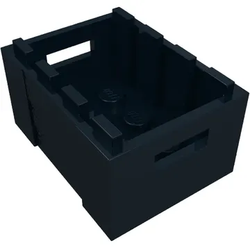 Box / Crate with Handholds 3 x 4 x 1 2/3