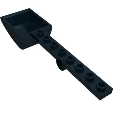 Launcher, with 1 x 8 Plate with Pin Hole and Bucket (Catapult)