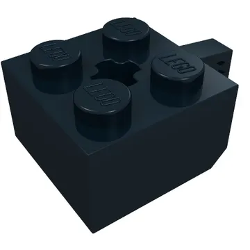 Hinge Brick 2 x 2 Locking with 1 Finger Vertical and Axle Hole [+ Opening]