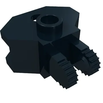 Hinge 1 x 2 Locking with 2 Fingers and Towball Socket, 9 Teeth