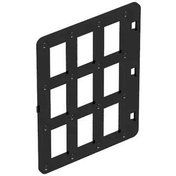 Duplo Door 1 x 4 x 4 with Nine Panes