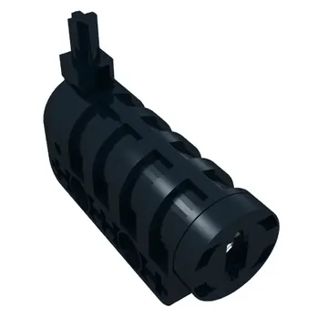 Launcher, Technic Competition Cannon, Round Bottom with Same Color Ends