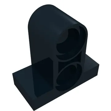 Technic Pin Connector Plate 1 x 2 x 1 2/3 [Two Holes On Top]
