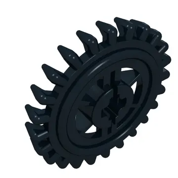 Technic Gear 24 Tooth Crown with Reinforcements [New Style]