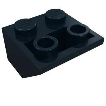 Brick Sloped Inverted 45° 2 x 2 [Ovoid Bottom Pin, Bar-sized Stud Holes]