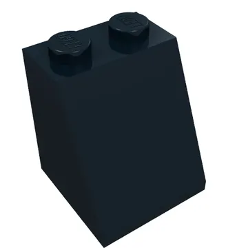 Brick Sloped 65° 2 x 2 x 2 Smooth without Bottom Tube