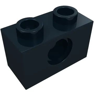 Technic Brick 1 x 2 [1 Pin Hole]