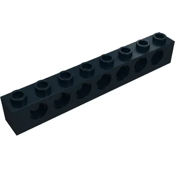 Technic Brick 1 x 8 [7 Pin Holes]