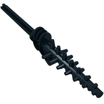 Large Figure Weapon Spear, Drill with Axle and Hole