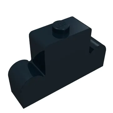 Brick Curved 1 x 4 x 2 Centre Stud Top