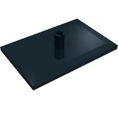 Tile Special 6 x 4 with Beveled Edges and 7mm Pin (Train Bogie Plate)