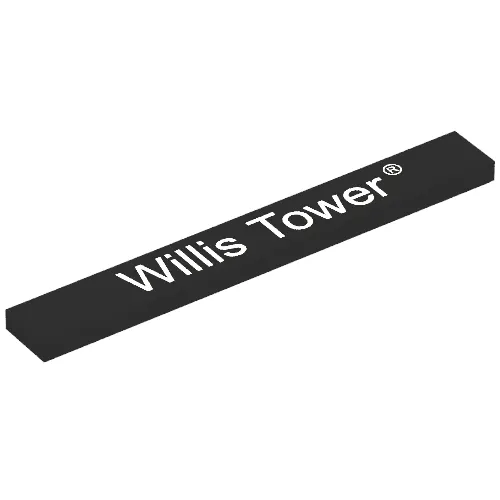 Tile 1 x 8 with 'Willis Tower' Print