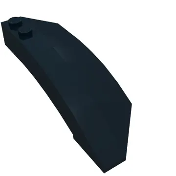 Brick Wedged, Curved 8 x 3 x 2 Open Left