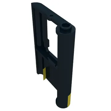 Door 1 x 4 x 5 Train Left with Yellow Stripe Print [5581]