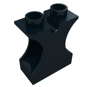 Duplo Brick 1 x 2 x 2 with Side Cutouts and Channel in Top