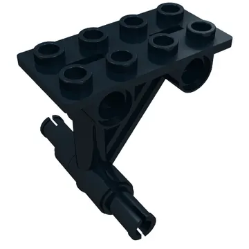 Plate Special 2 x 4 Thin 4 Holes, Struts and 2 Pins [Undercarriage]