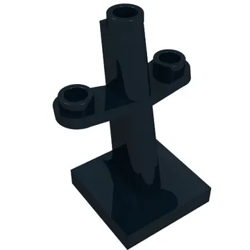 Boat, Mast 2 x 2 x 3 Inclined with Stud on Top and Two Sides