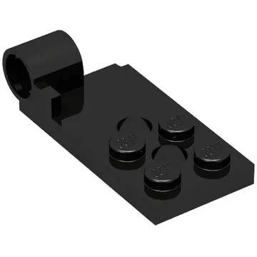 Hinge Plate 2 x 4 with Pin Hole with 2 Holes - Bottom