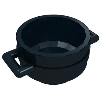 Equipment Pot / Cauldron 3 x 3 x 1 & 3/4 with Handles