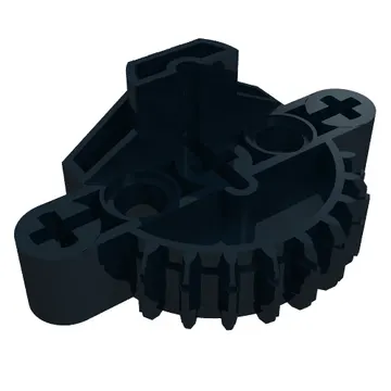Large Figure Skeletal, Torso, Gear 9 Tooth with 3 Axle Holes and 2 Holes (Matoran)