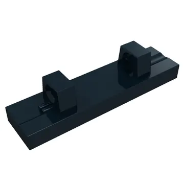 Hinge Tile 1 x 4 Locking Dual 1 Fingers on Top [4 Locking Ridges]
