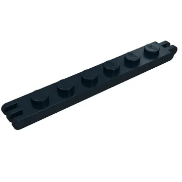 Hinge Plate 1 x 6 with 2 and 3 Fingers On Ends