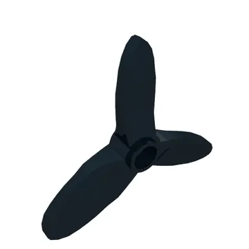 Propeller 3 Blade 5.5 Diameter with Hole for Technic Pin