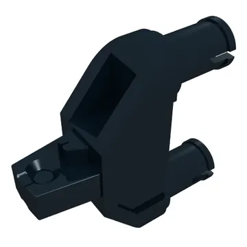 Hinge 1 x 3 Triangle with Two Pins, 1 Locking Finger, Round Pin Holes