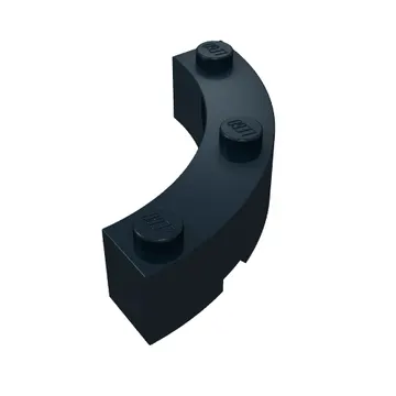 Brick Round Corner 4 x 4 Macaroni Wide with 3 Studs