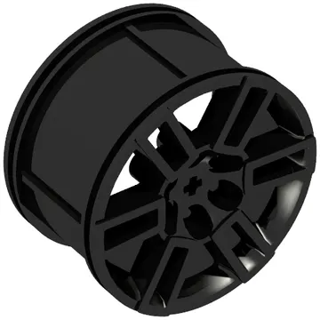 Wheel 56 x 34 Technic Racing Medium with 6 Pin Holes, Open Spokes