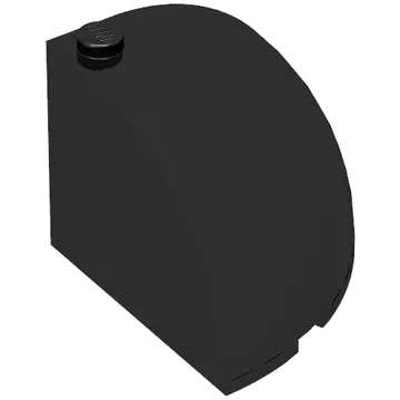 Brick Round Corner 4 x 4 x 3 Quarter Dome Top