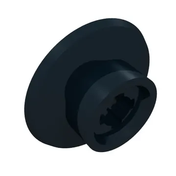 Train Wheel Small, hole notched for wheels holder pin