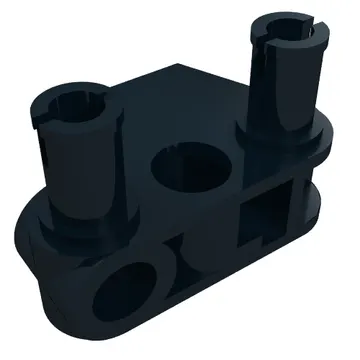 Large Figure Skeletal, Connector Block 1 x 3 x 2 with 2 Pins and Axle Hole (Rhotuka)
