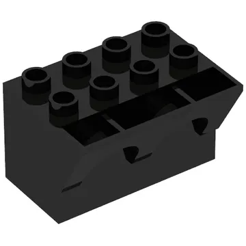 Duplo Brick 4 x 3 x 3 Wry Inverted
