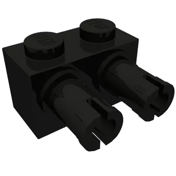 Brick Special 1 x 2 with 2 Pins, Square Pin Holes