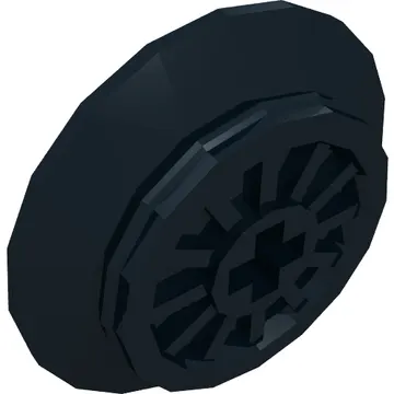 Train Wheel Spoked with Technic Axle Hole and Rubber Friction Band